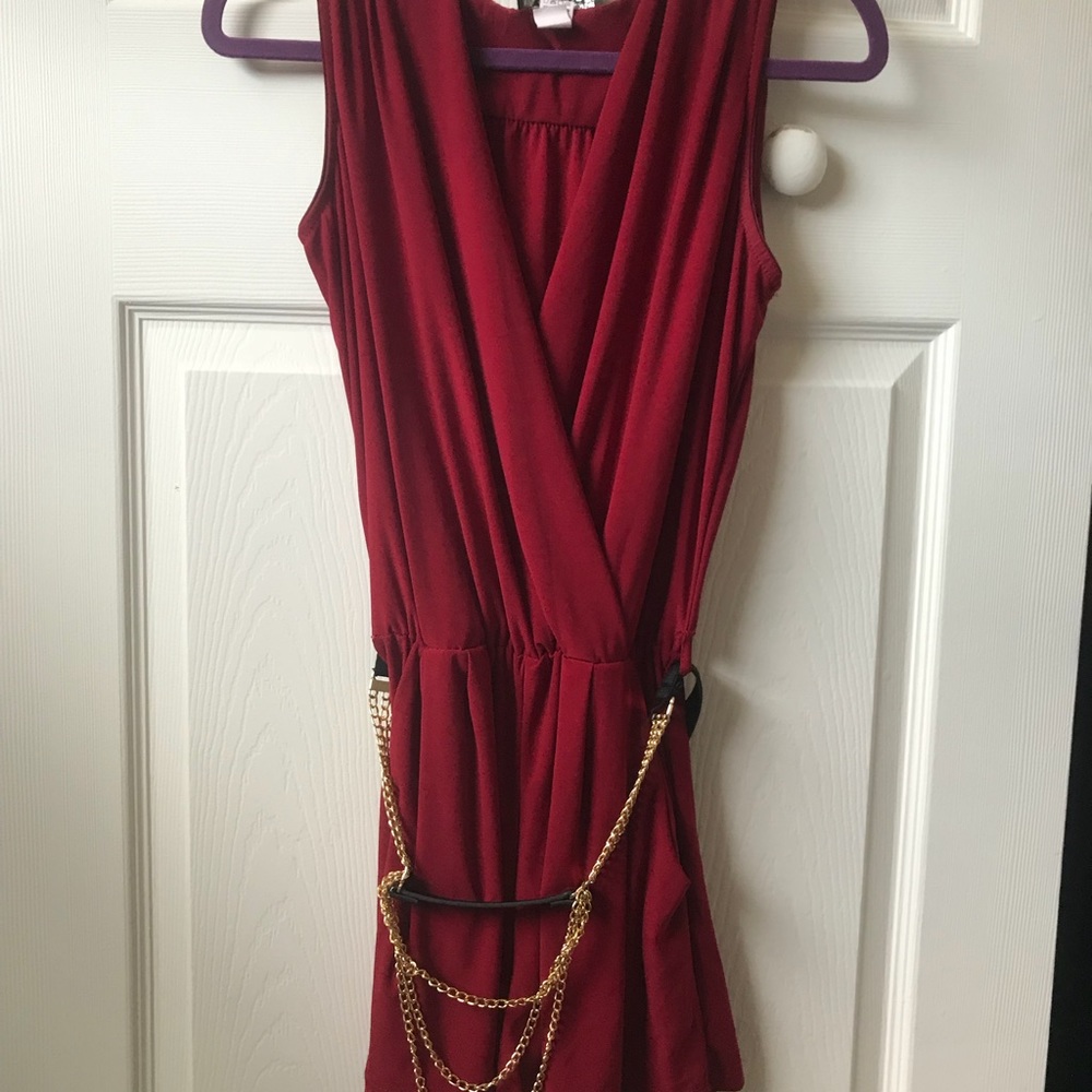 Red romper